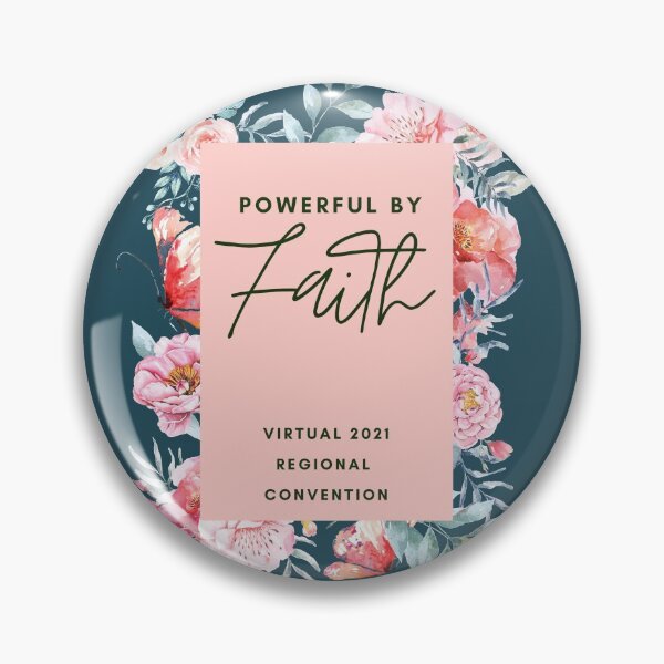 Item preview, Powerful by Faith - 2021 JW Convention designed and sold by fsultesart.