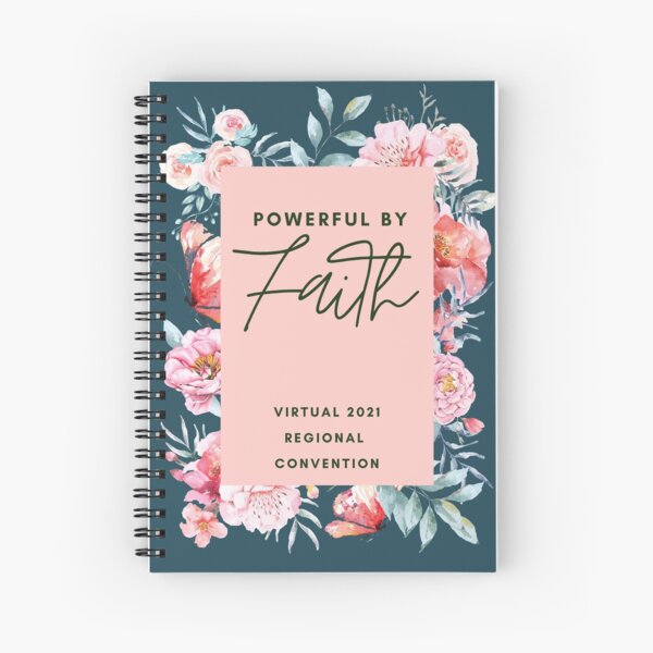 Powerful by Faith - 2021 JW Convention Spiral Notebook
