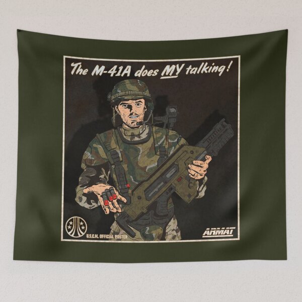 Item preview, The M41A Does My Talking designed and sold by CCCDesign.