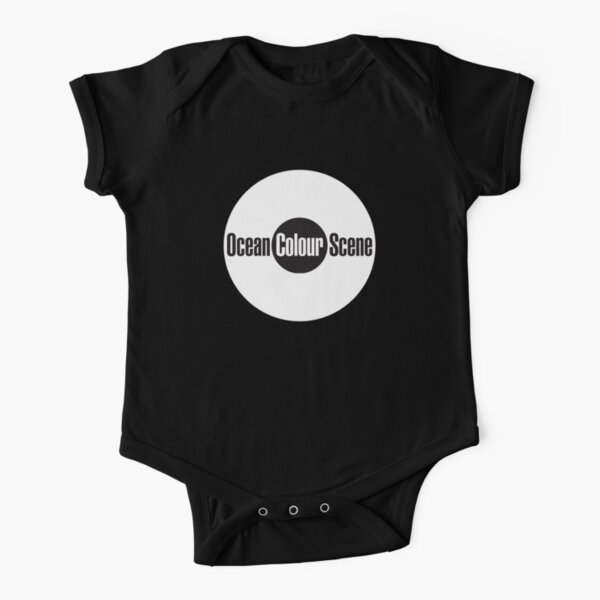 Ocean Colour Scene Short Sleeve Baby One-Piece