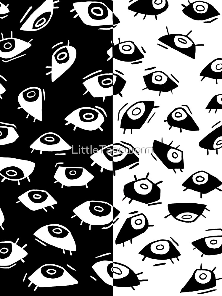 "Half and half eyes" Sticker for Sale by LittleTapeworm Redbubble