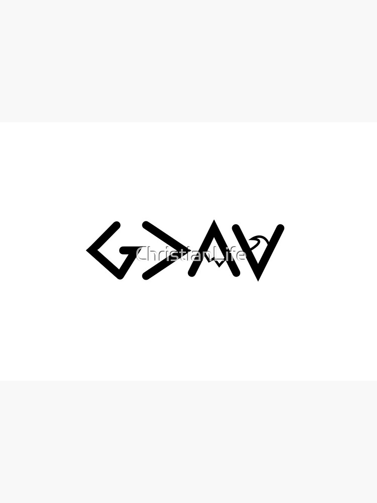 God is Greater Than the Highs and Lows Face Mask God is Greater Than the Highs and Lows Face Mask