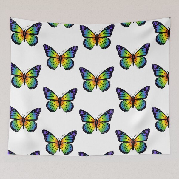 Item preview, Rainbow butterfly, realistic designed and sold by RikkyTeesPride.