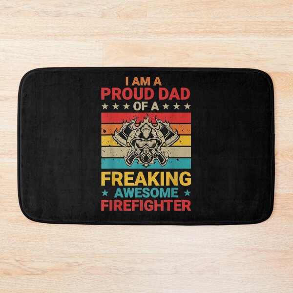 Item preview, Mens I'm A Proud Dad Of A Freaking Awesome Firefighter Father  designed and sold by mylahKristian.