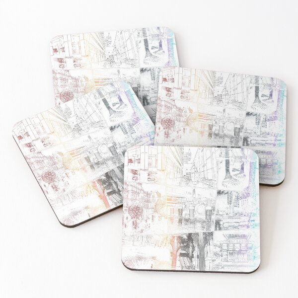 Item preview, City Collage Light Leaks designed and sold by ppddesigns.