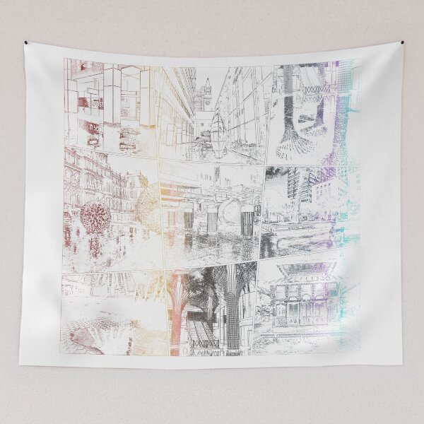 Item preview, City Collage Light Leaks designed and sold by ppddesigns.