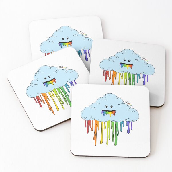 Item preview, Puking rainbow cloud designed and sold by RikkyTeesPride.