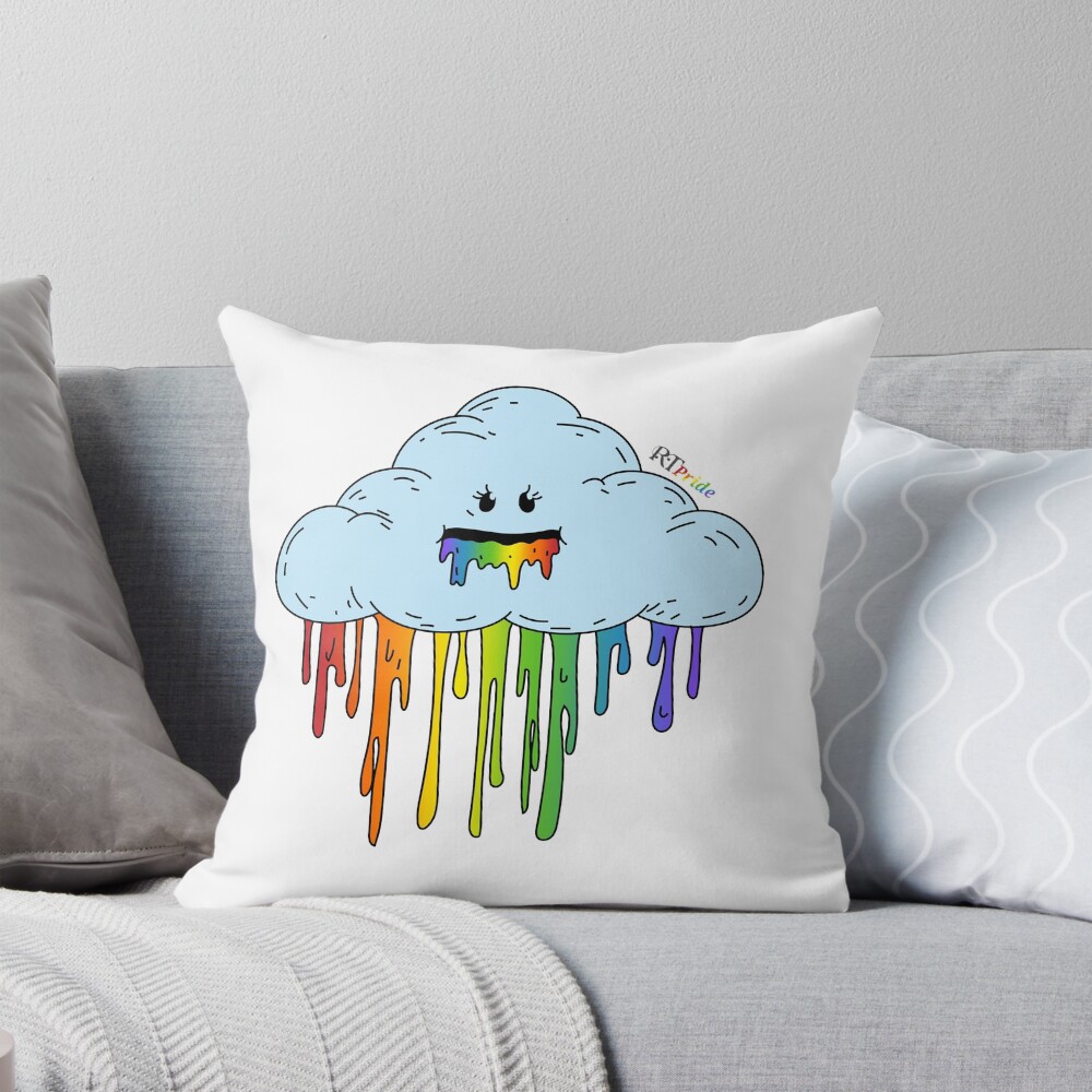 Item preview, Throw Pillow designed and sold by RikkyTeesPride.
