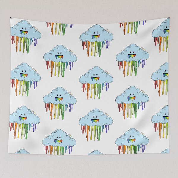 Item preview, Puking rainbow cloud designed and sold by RikkyTeesPride.