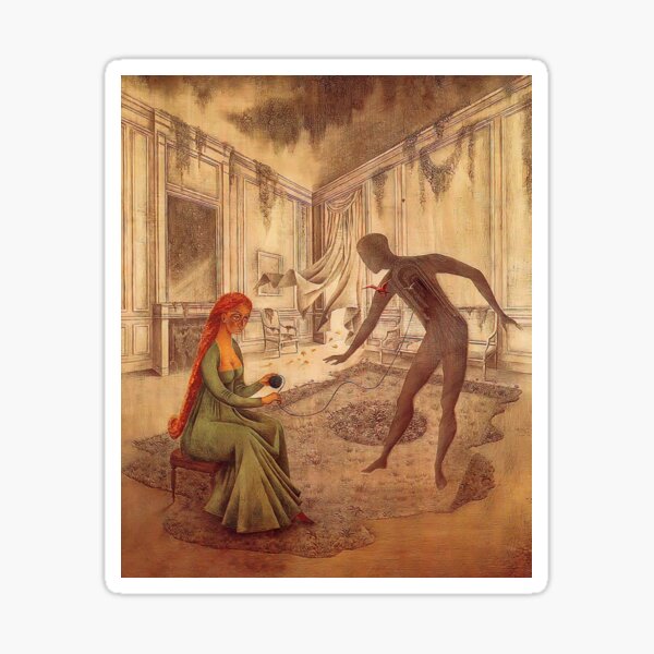 Item preview, Dead Leaves by Remedios Varo designed and sold by IndieArtDream.
