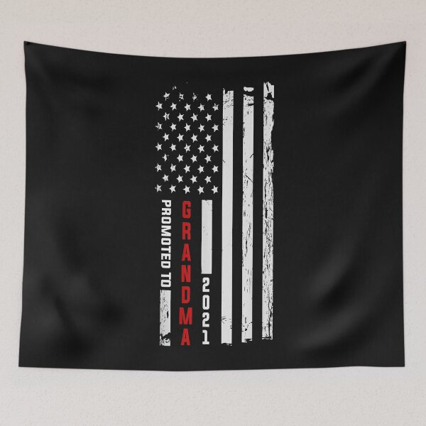 Item preview, Promoted To Grandma 2021 American Flag  | Gift Idea | Gift For Grandma |  designed and sold by LanPhan.