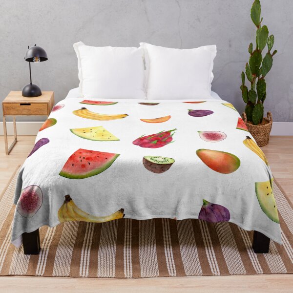 Item preview, Tropical fruit sticker pack — 9 Juicy watercolor fruits designed and sold by MagicStrawberry.