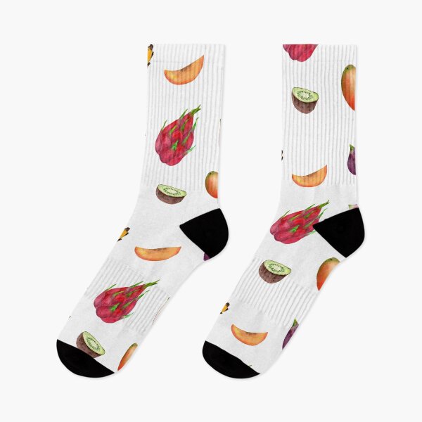 Item preview, Tropical fruit sticker pack — 9 Juicy watercolor fruits designed and sold by MagicStrawberry.