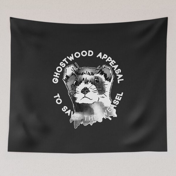 Item preview, T-win Peaks Pine Wea-sel Stop Ghostw*ood  designed and sold by MollyBStaley.