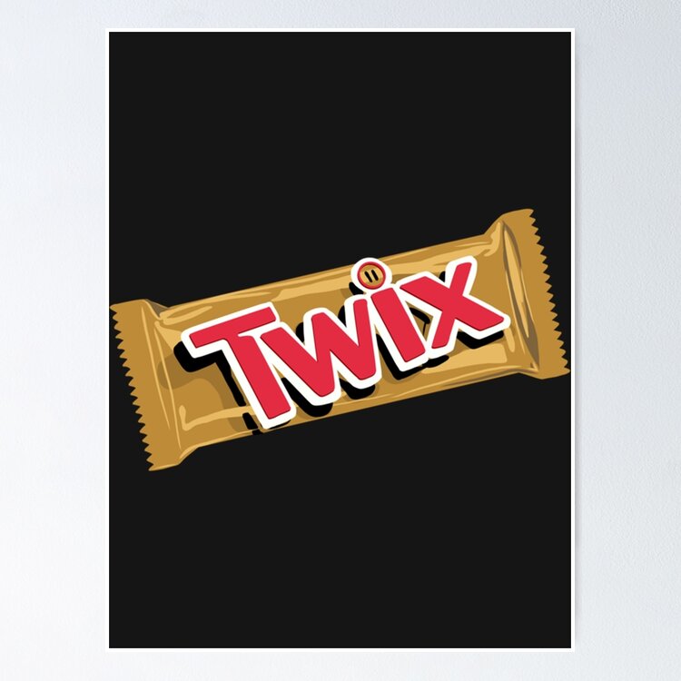 Tw*ix Candy bar d e s i g n Sticker