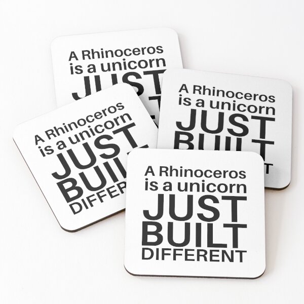 Item preview, A Rhinoceros is a unicorn just built different designed and sold by urbanbuzzz.