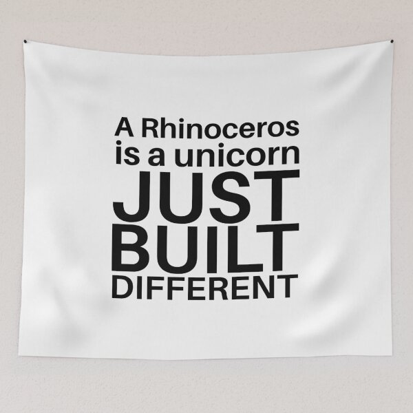 Item preview, A Rhinoceros is a unicorn just built different designed and sold by urbanbuzzz.