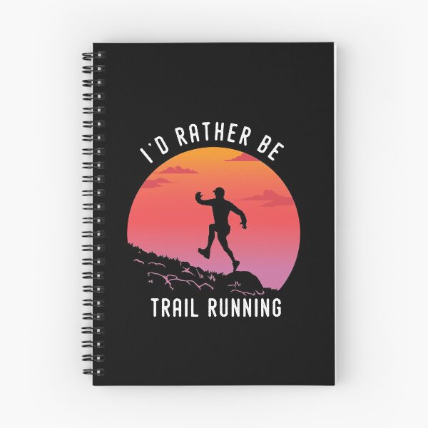 Item preview, I'd rather be Trail Running Retro Vintage designed and sold by Grafik Traffik.