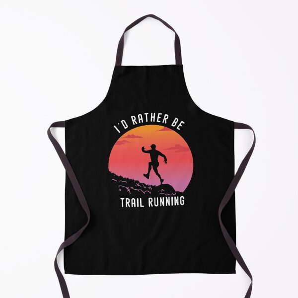 Item preview, I'd rather be Trail Running Retro Vintage designed and sold by Grafik Traffik.