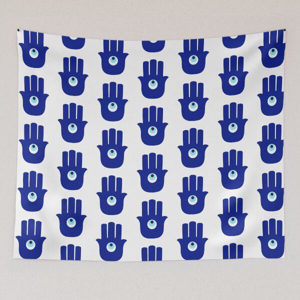 Item preview, Hamsa Hand Fatima Evil Eye designed and sold by Rustic Valley Studio.