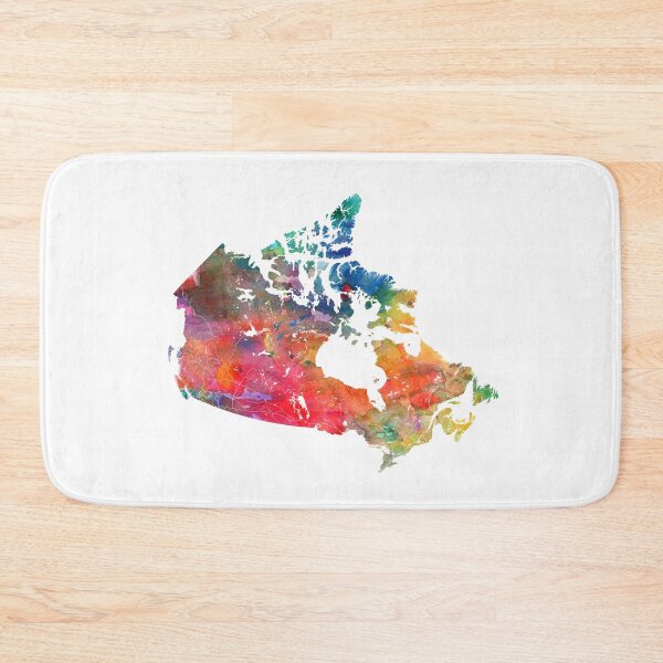 Item preview, Canada Map Watercolor by Zouzounio Art designed and sold by zouzounioart.