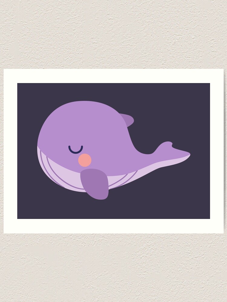 Tinytan purple whale plush