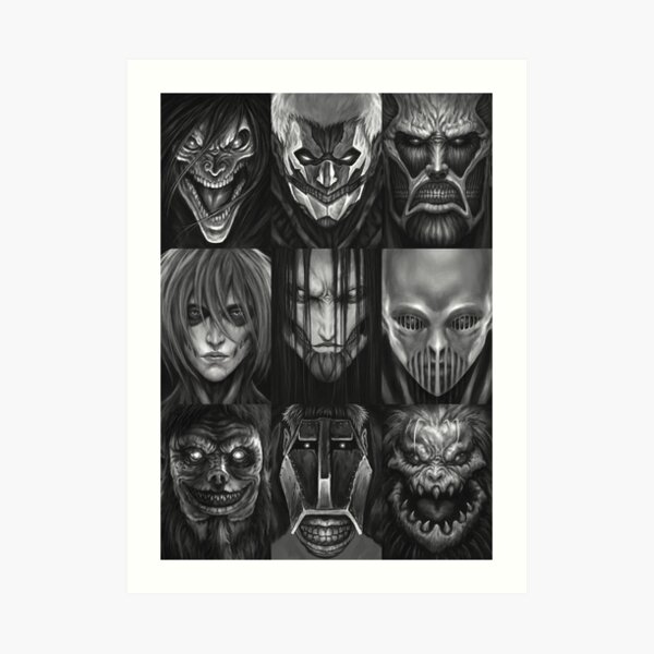 All Titan: Attack on Titan Art Print