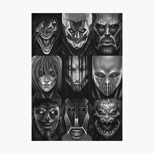 All Titan: Attack on Titan Photographic Print