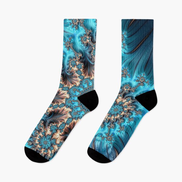 Item preview, Elegant Copper and Teal Fractal Nine designed and sold by Elisabeth Lucas.