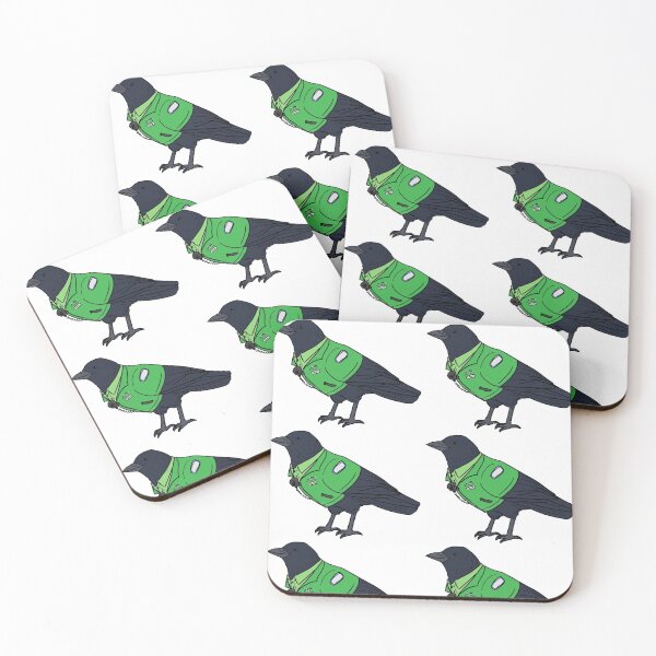 Item preview, Green Vancouver Train Station Crow designed and sold by Orcanadian.