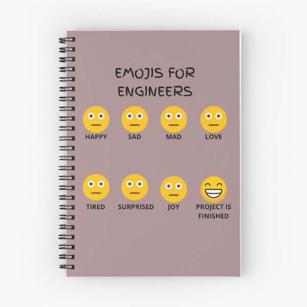 Item preview, Emoji for Engineers designed and sold by PrintedLemon.