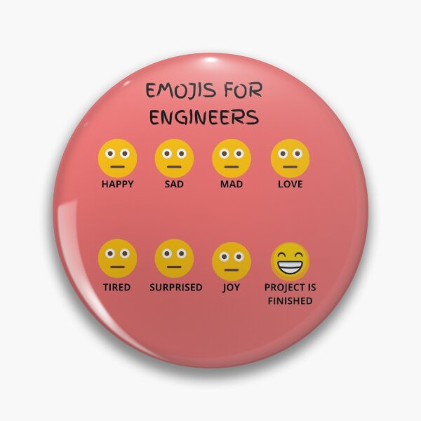 Item preview, Emoji for Engineers designed and sold by PrintedLemon.