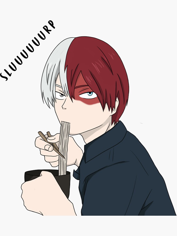 "Soba Todoroki" Sticker by riverlili Redbubble
