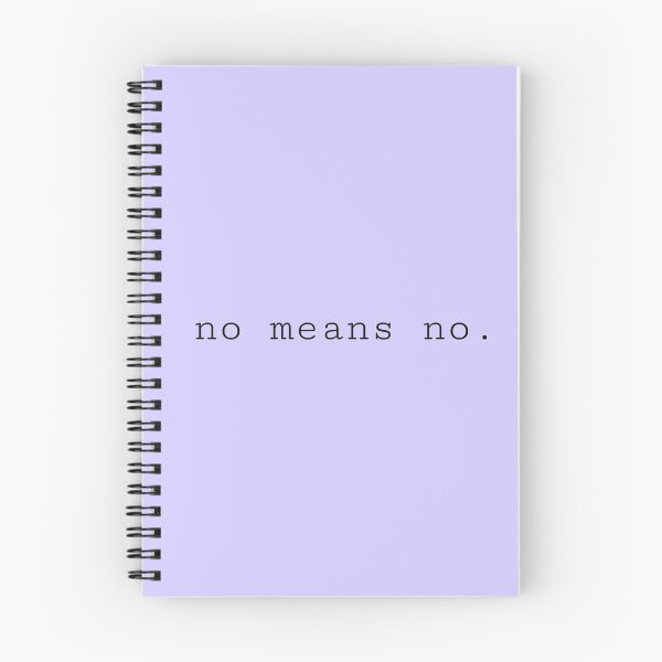 Item preview, No Means No. (in light purple) designed and sold by jess1403x.