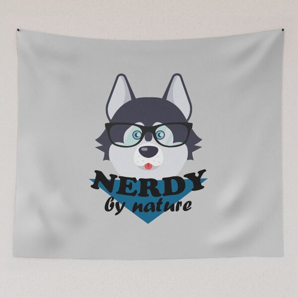 Item preview, Nerdy By Nature Husky designed and sold by Troy Green.