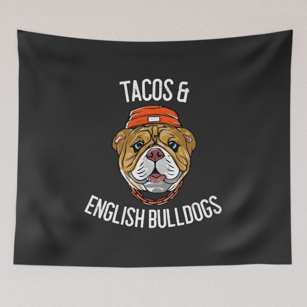 Item preview, Tacos & English Bulldogs Dog Lover Gift designed and sold by EricJP.