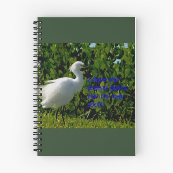 Item preview, Egret greeting card designed and sold by B. Randi Bailey.