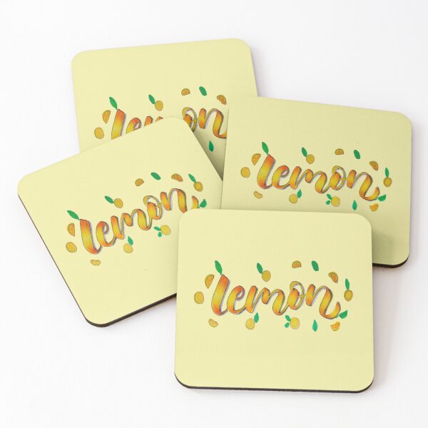 Item preview, Lemon Fruit Hand Lettering designed and sold by Trisha Banlasan.