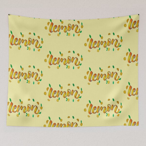Item preview, Lemon Fruit Hand Lettering designed and sold by Trisha Banlasan.