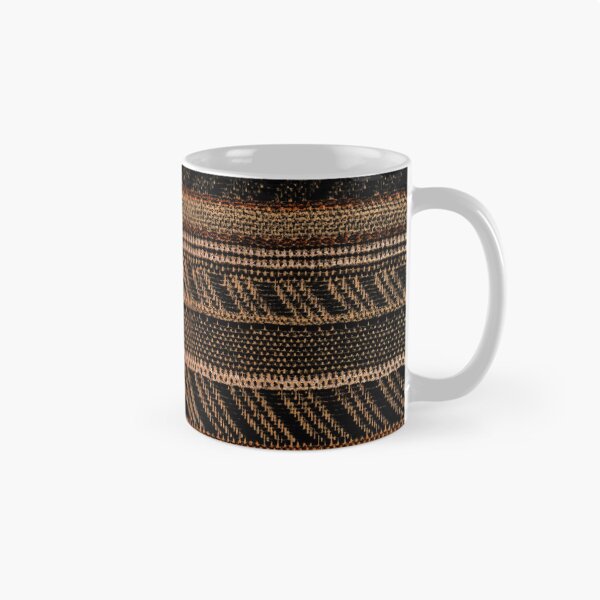 Item preview, Textured Horizontal Striped Fabric in Browns and Black - Trompe L'oeil designed and sold by AlteredAtelier.