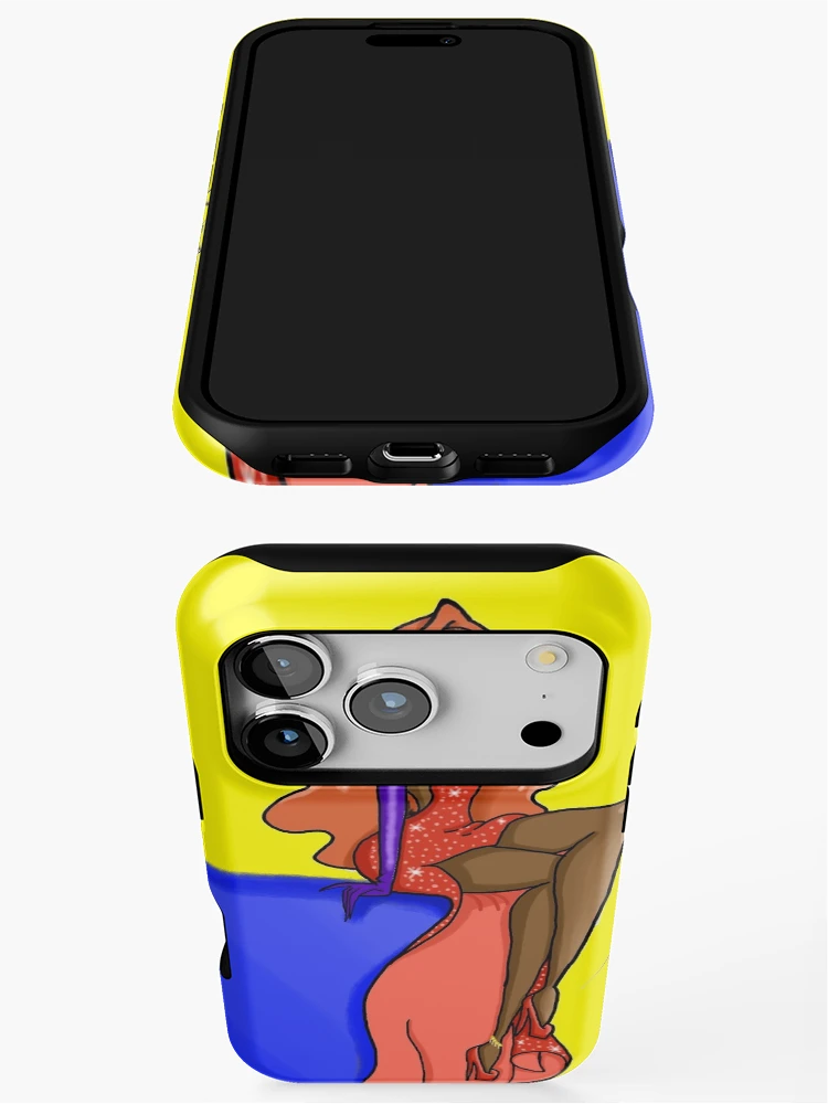Thumbnail 3 of 4, iPhone Case, Coco Rabbit(Red) designed and sold by TreBeyond.