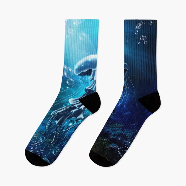Item preview, Wonderful jellyfish in the deep ocean designed and sold by nicky2342.