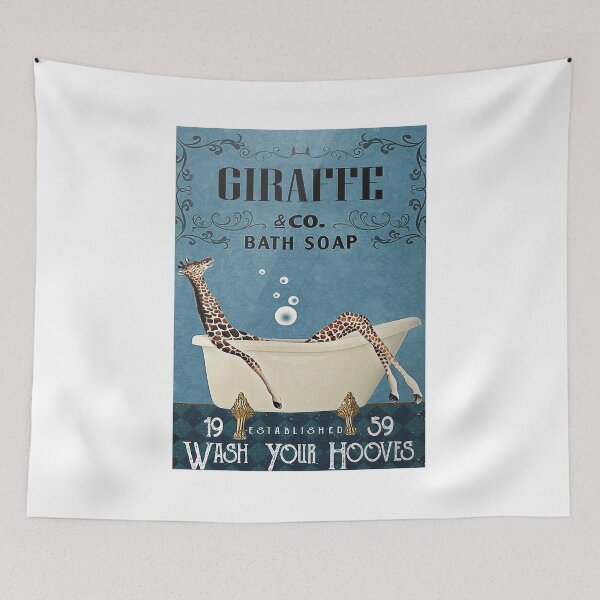 Item preview, Bath Soap Company Giraffe Poster designed and sold by CtiradRybar-01.