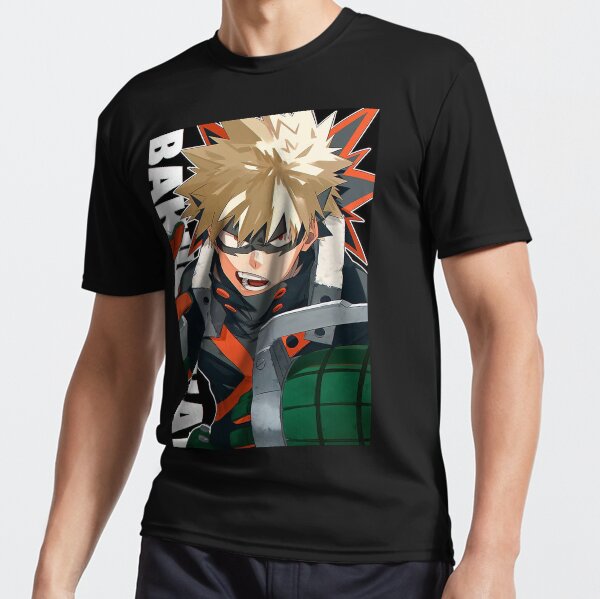Camiseta O Anime Boku No Hero Katsuki Bakugou Camiseta O Anime Boku No Hero Katsuki Bakugou