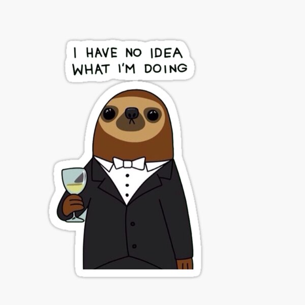 Faultier Sticker