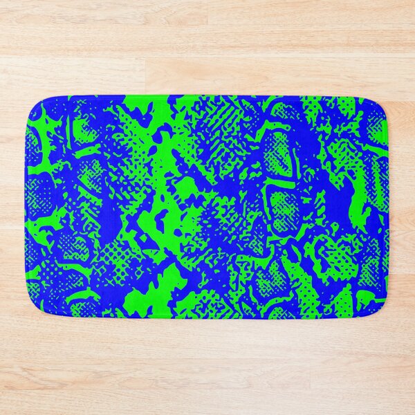 Item preview, Lime and Blue Python Skin Design designed and sold by DesignFantazia.