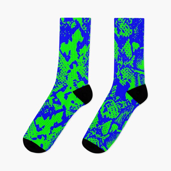 Item preview, Lime and Blue Python Skin Design designed and sold by DesignFantazia.