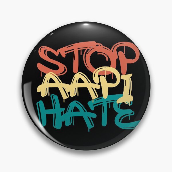 Item preview, Stop AAPI Hate Stop Asian Hate Retro designed and sold by ShirtzTonight.