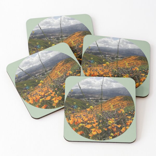 Item preview, California Poppies Wildflower Field Super Bloom Dreamscape 2 designed and sold by citrusapple.