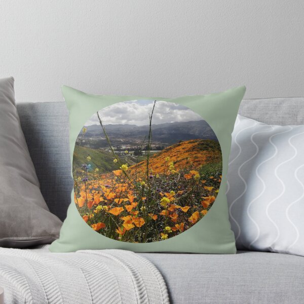 Item preview, California Poppies Wildflower Field Super Bloom Dreamscape 2 designed and sold by citrusapple.